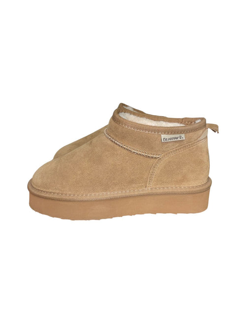 Botas Bearpaw - Talla 9 USA Dama - Ultra Platform en Gamuza Canela